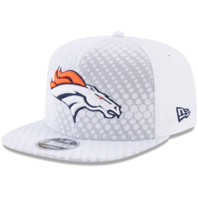 Men's Denver Broncos New Era White 2017 Color Rush Kickoff 9FIFTY Snapback Adjustable Hat 2764215